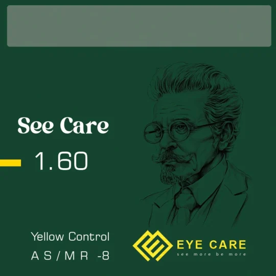 عدسی فشرده See Care 1.60 Yellow Control