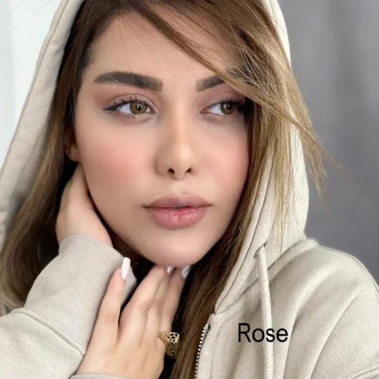 لنز رنگی یونیک rose