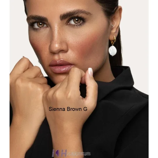 لنز رنگی جمستون brown