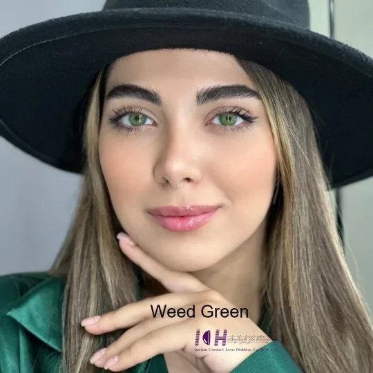 لنز رنگی یونیک weed green